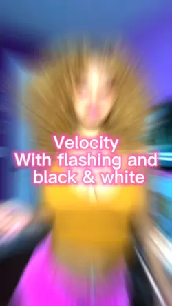 Velocity/flash/B&W ✨