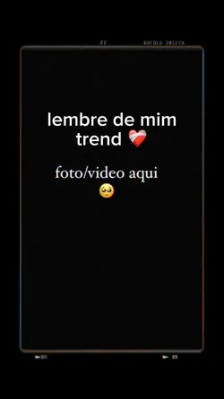 lembre de mim…