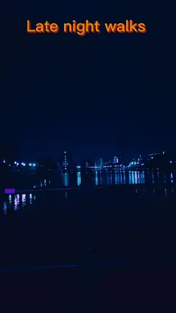 Late night walks 