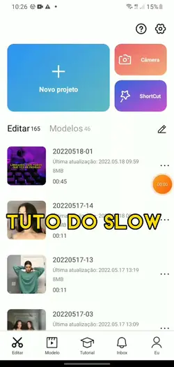 tutorial na conta 