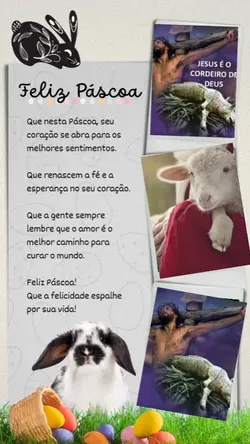 Cartão de Páscoa 