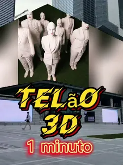 TELÃO 3D 1MINUTO