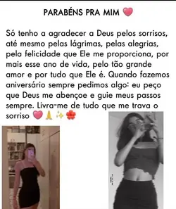 Parabéns pra mim