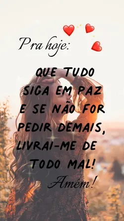 PRA HOJE