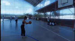 eu no basquete 