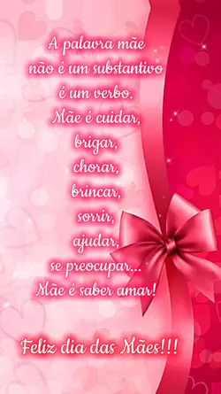 Feliz dia da Mães 