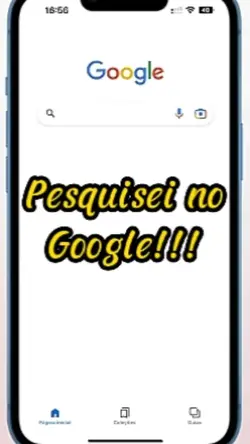 Pesquisei no Google 