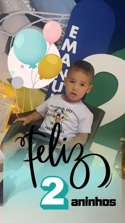 Feliz 2 aninhos 
