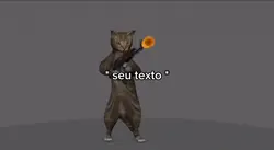 gatinho atirando