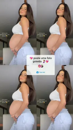 tipografia grávida 