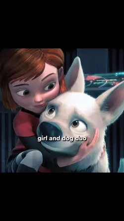 girl and dog duo 