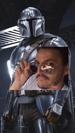 Pedro Pascal winking