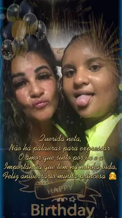 Parabéns pra neta