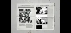 Newspaper Overlay