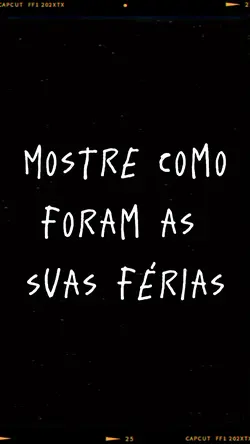 Mostre suas Férias