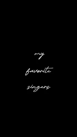 favorite singers