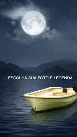 sua foto e legenda