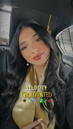 I graduated w honor