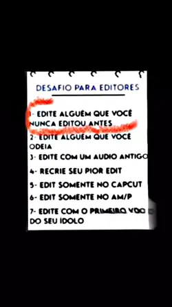 Desafio para editore
