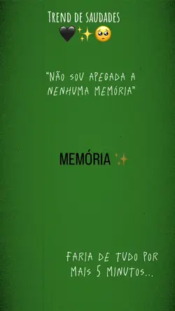 Saudades 🖤🥺