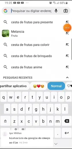 historico do google