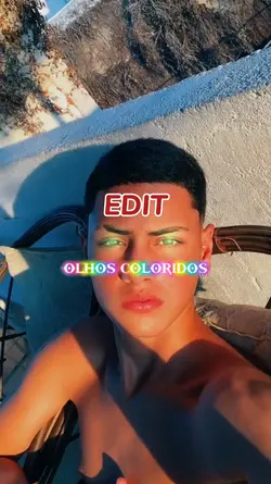 EDIT OLHOS COLORIDOS