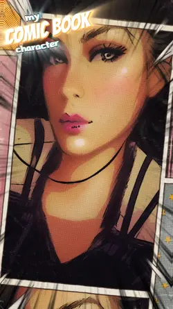 comic book AI filter