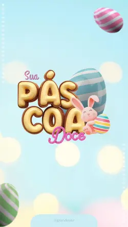 FELIZ PÁSCOA!🐇🤍