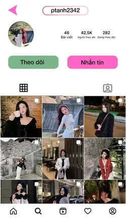Mẫu instagrams 2