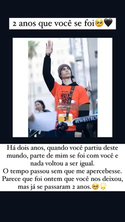 2 anos sem você🖤🥺