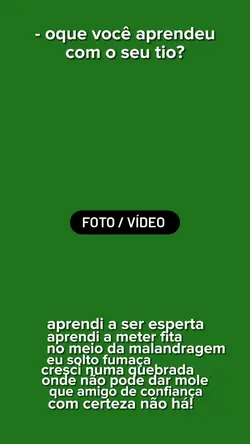 aprendeu com seu tio