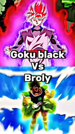 Goku black vs broly