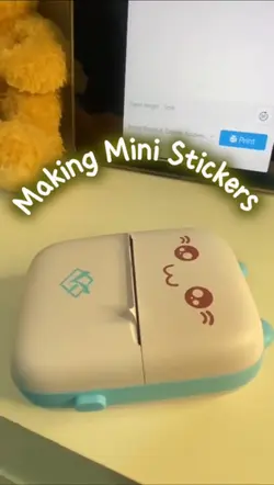 Making mini sticker
