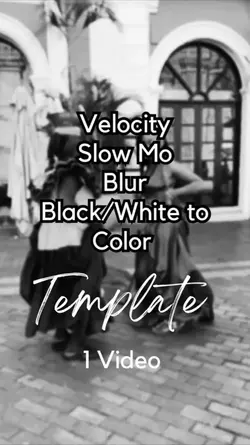Velocity Blur B/W