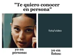 en persona/ en foto