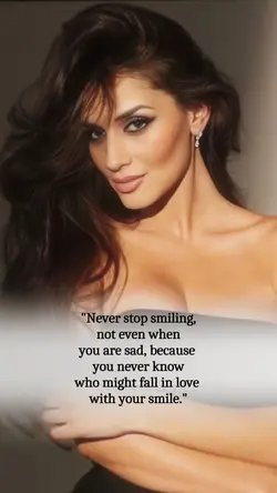 Never let smile 