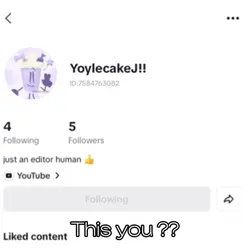 @YoylecakeJ on YT