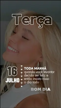 terça 16 de julho 