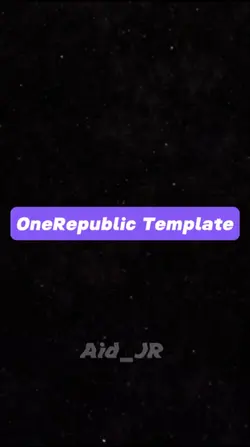 OneRepublic Template