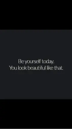 JUST BE YOURSELF 