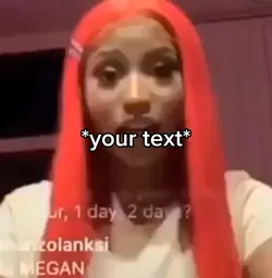 Pink hair meme