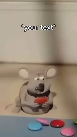 Rat eating 
