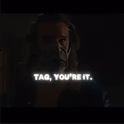 tag, you’re it.