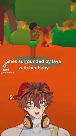 hes face at the end