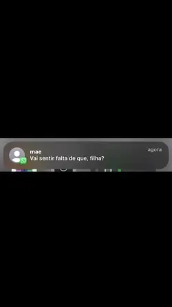 Dq vai sentir falta?