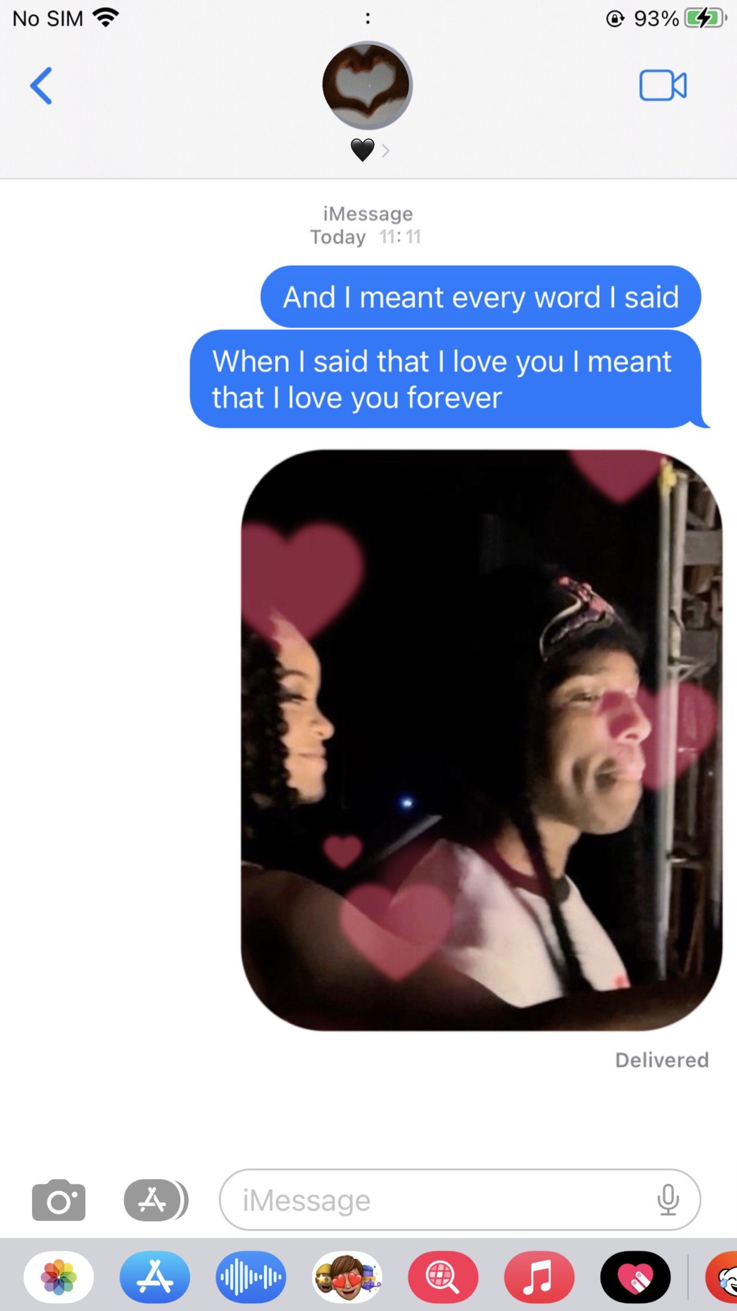 Text Messages Couple Template - Pippit