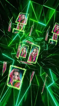 Green flames