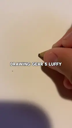 Drawing gear 5 luffy