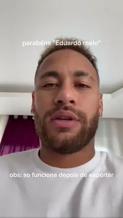 parabéns do Neymar