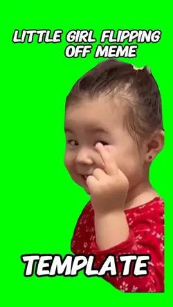 Little girl flipping